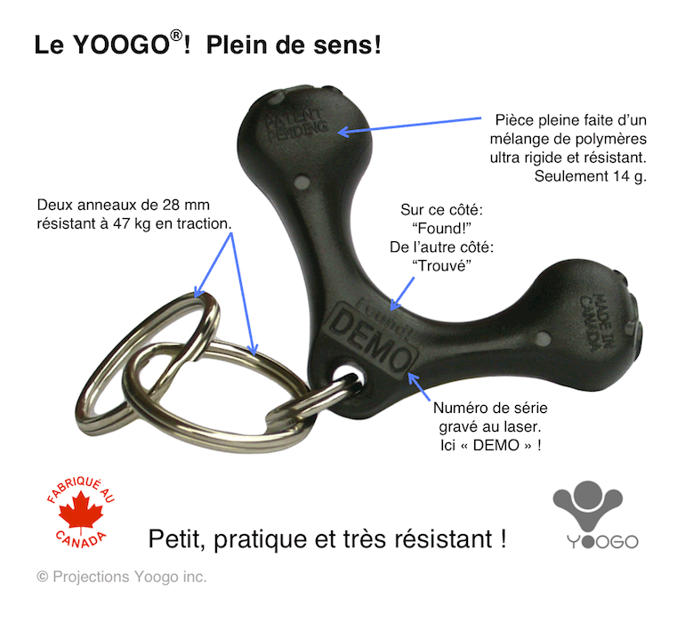 YOOGO Porte-clés défense - MÉTHODE GESIVI - Gestion des situations